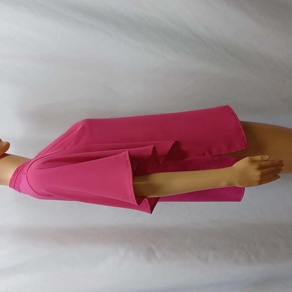 Alfani Women's Mixed-Media Flutter-Sleeve Top, Berry Haze - Picture 4 of 10